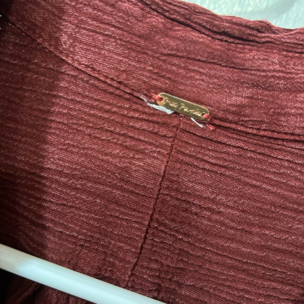 Free People Crinkle Spin Me Tunic Shirt Dress - Picture 8 of 11